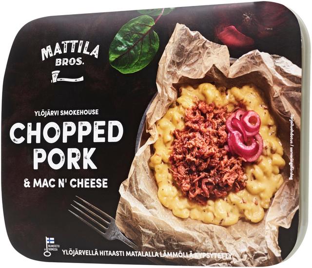 Mattila Bros. Smokehouse Chopped pork & mac n' cheese 280g