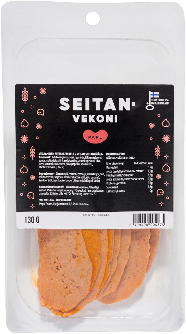 Papu Seitanvekoni 130g