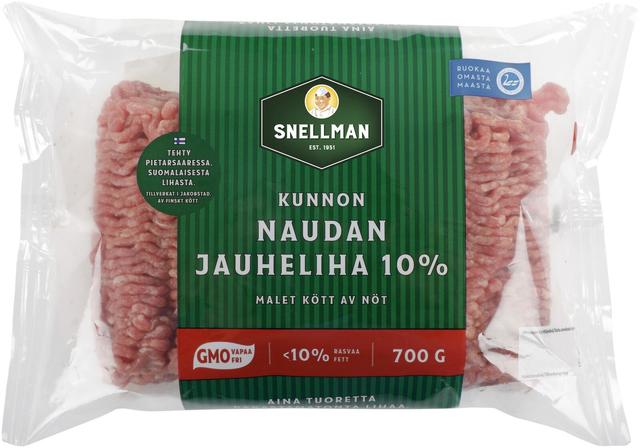 Snellman Kunnon naudan jauheliha 10% 700g