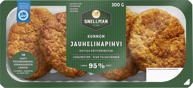 Snellman Kunnon jauhelihapihvit 300g