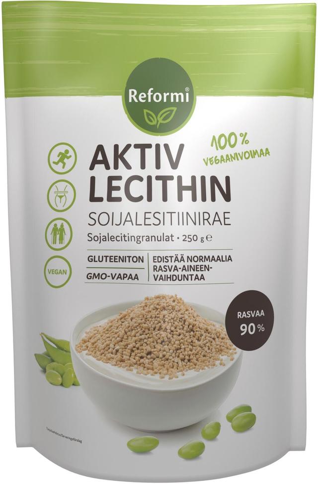 Reformi Aktiv Lecithin soijalesitiinirae 250g ravintolisä