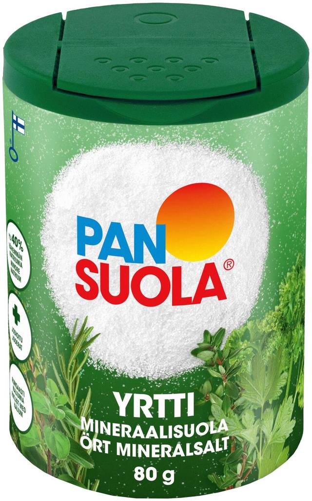 Pansuola Yrttimineraalisuola 80g