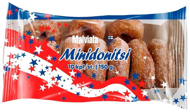 Malviala minidonitsi 10kpl 150g