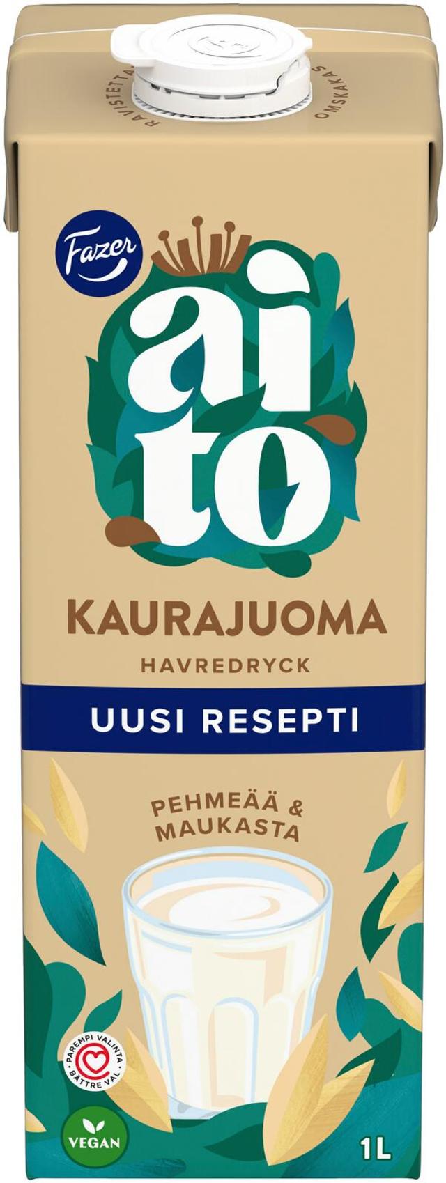 Fazer Aito Kaurajuoma 1L UHT