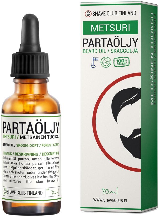 Shave Club Finland partaöljy metsuri 30ml