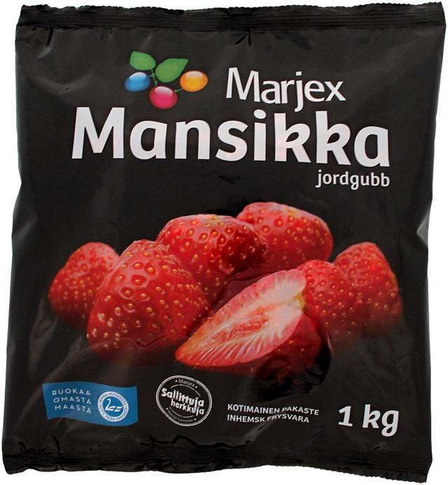 Marjex mansikka 1kg pakaste