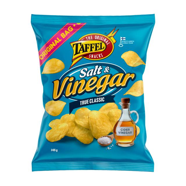 Taffel Salt & Vinegar maustettu sipsi 145g