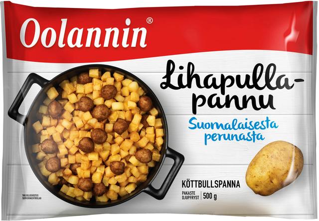 Oolannin lihapullapannu pakasteateria 500g