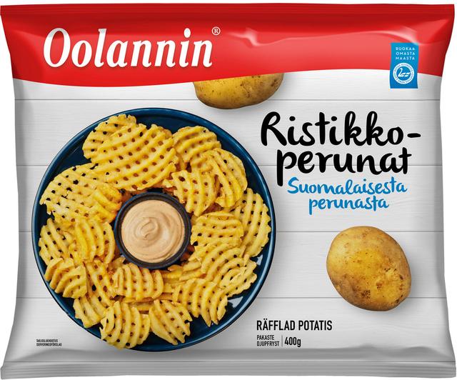 Oolannin ristikkoperunat 400g