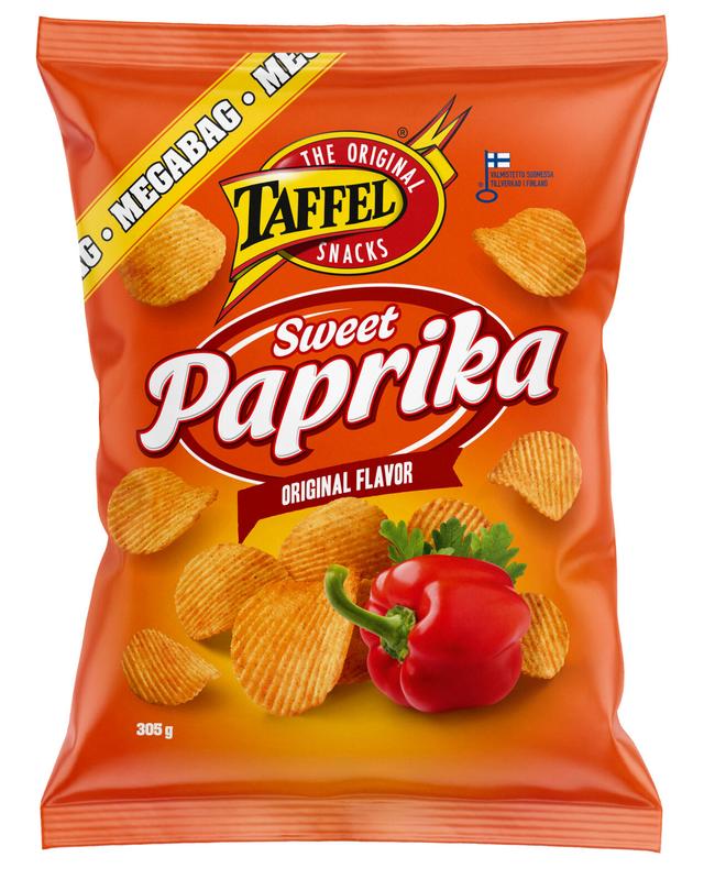 Taffel Sweet Paprika maustettu sipsi 305g