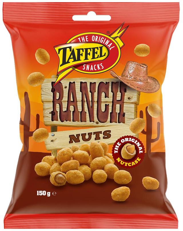 Taffel Ranch Nuts kuorrutettu maapähkinä 150g