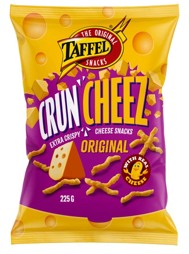 Taffel CrunCheez original maustettu juustosnacks 225g