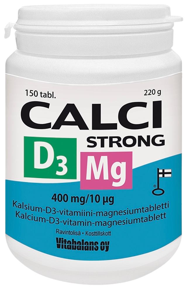 Calci Strong D3+Mg 150 tabl