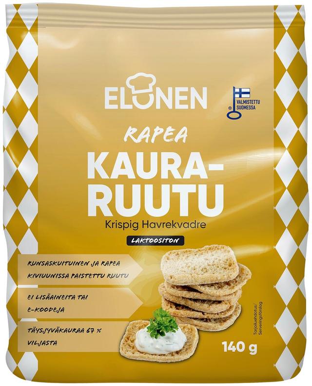 Elonen rapea kauraruutu 140g