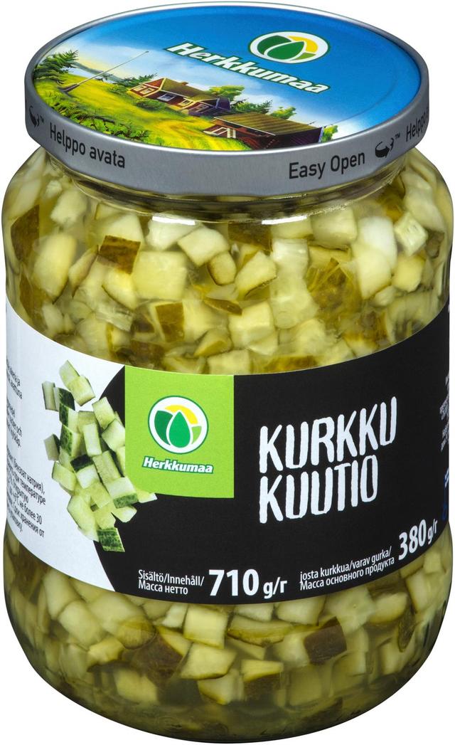 Herkkumaa Kurkkukuutio 710/380g