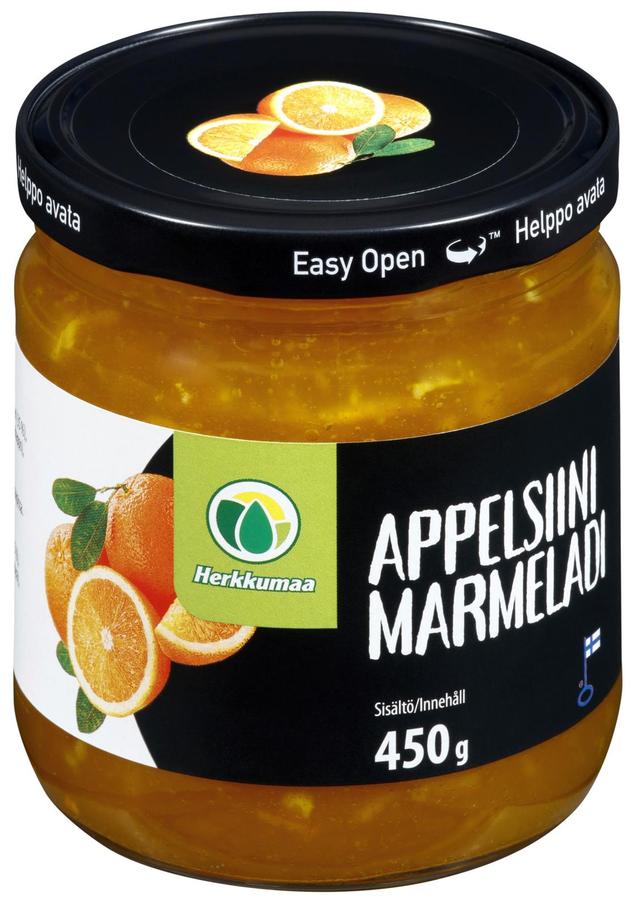 Herkkumaa Appelsiinimarmeladi 450g