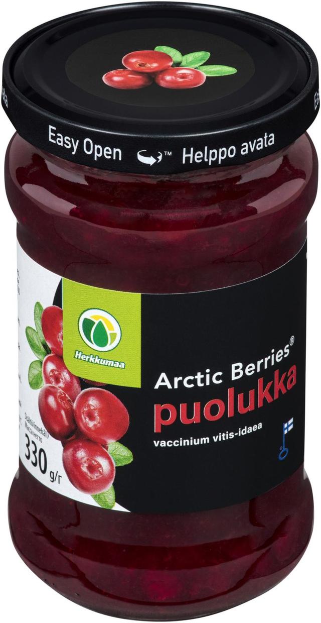 Herkkumaa Arctic Berries Puolukkahillo 330g