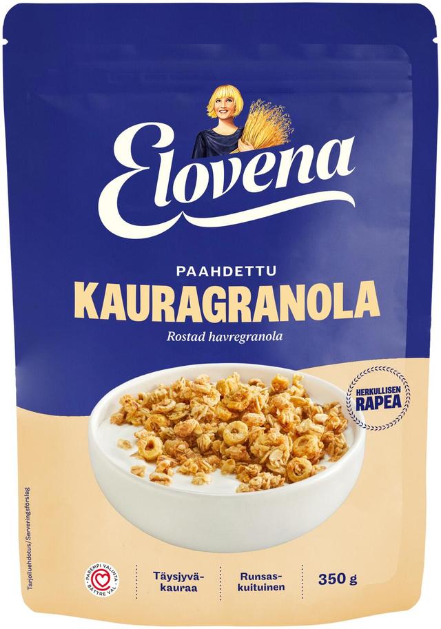 Elovena 350g paahdettu kaura kauragranola