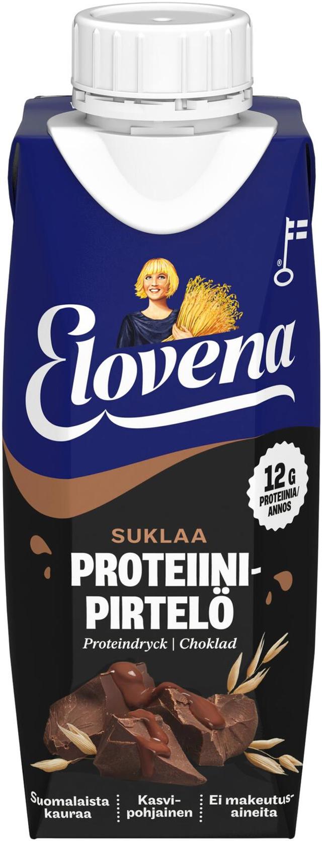 Elovena 2,5dl suklaa proteiinipirtelö