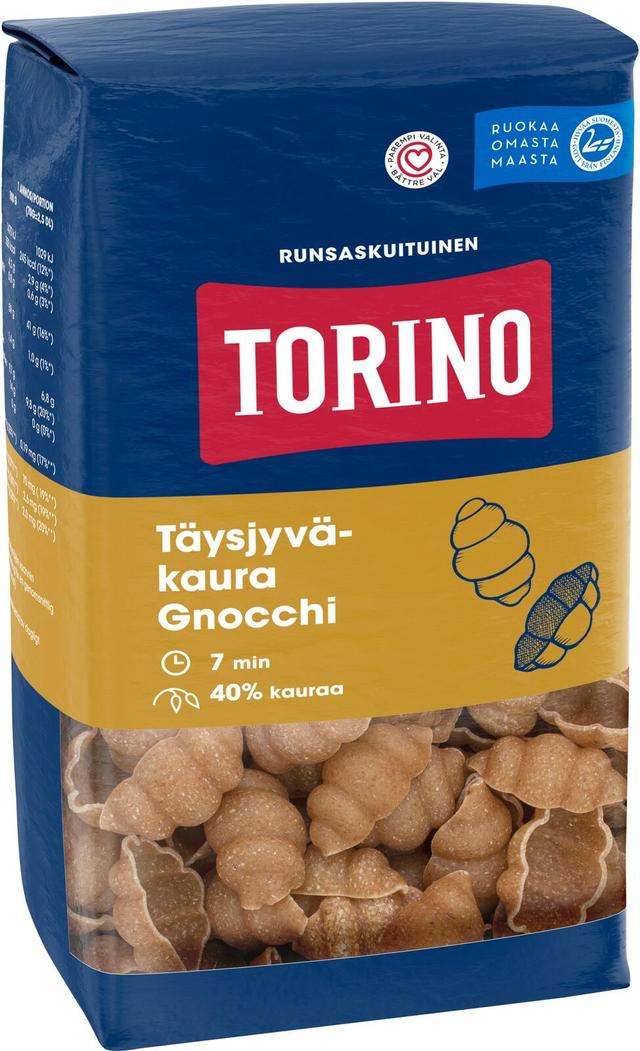 Torino 400g täysjyväkaura gnocchi pasta