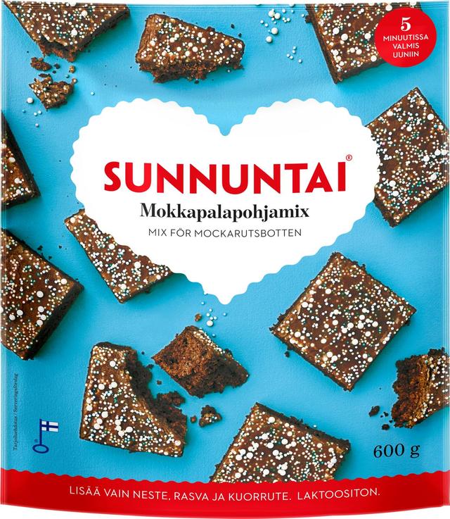 Sunnuntai  600g mokkapalapohjamix