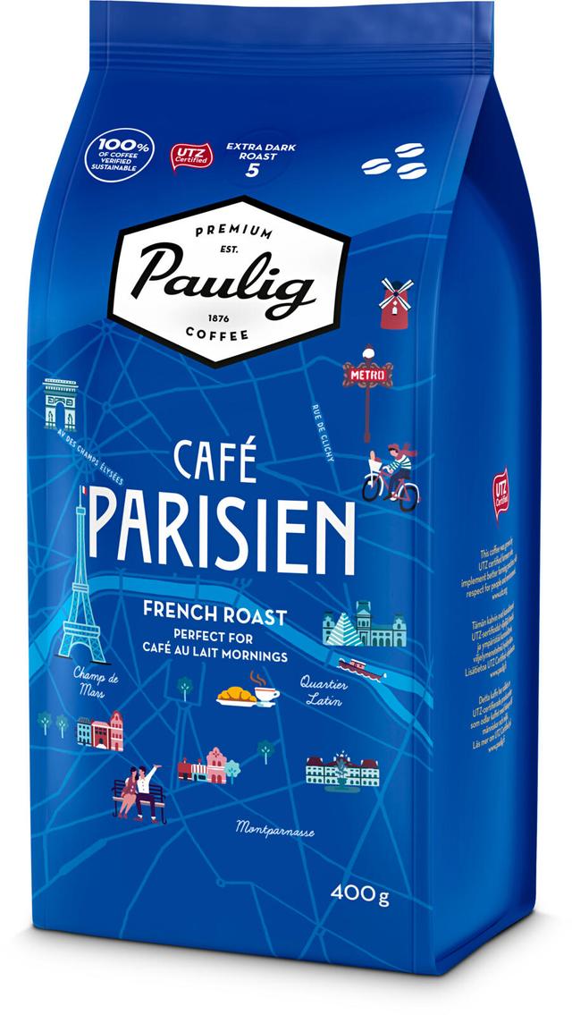 Paulig Café Parisien kahvi kahvipapu 400g