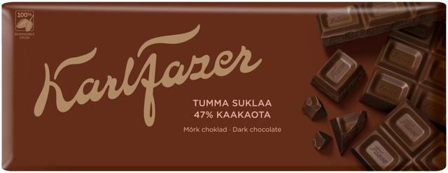 Karl Fazer 47% tumma suklaalevy 200g
