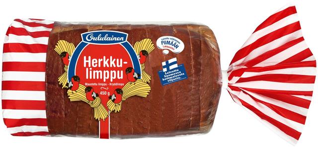 Oululainen Äitimuorin Herkkulimppu 450g, maustettu limppu