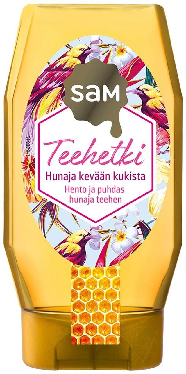 Hunajainen SAM Teehetki Hunaja 350g Kevään kukista