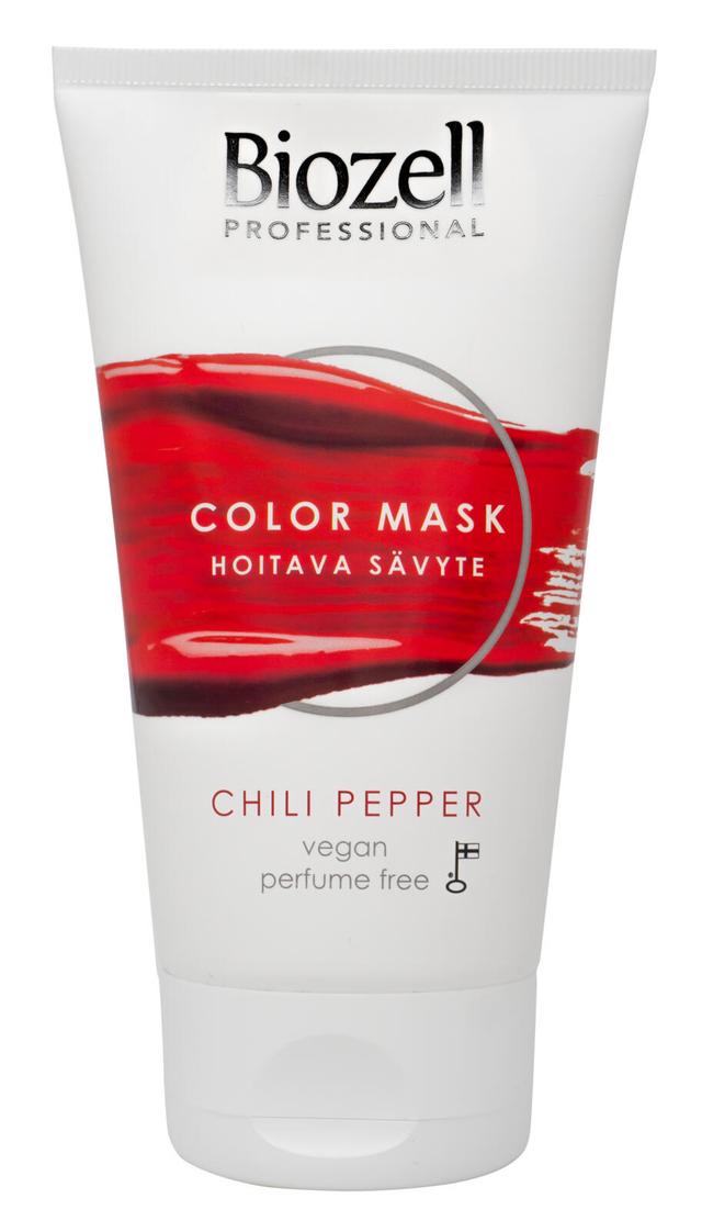 Biozell Professional Color Mask Hoitava sävyte Chili Pepper 150ml