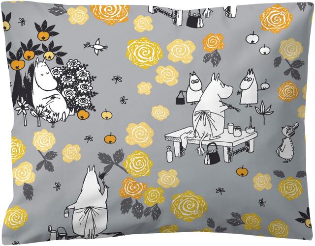 Finlayson tyynyliina Unelmoi harmaa/keltainen/oranssi 50x60cm
