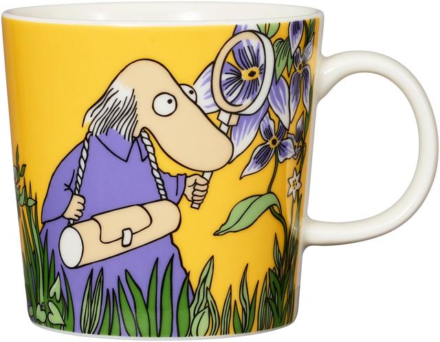 Moomin Arabia Muumi Hemuli muki 0,3l keltainen