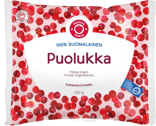 Pakkasmarja  100% suomalainen puolukka 200g