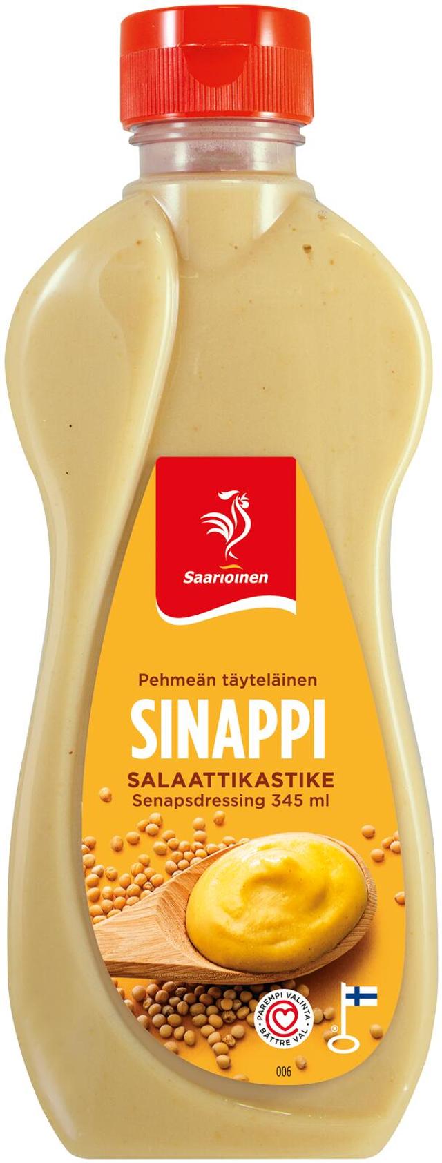 Saarioinen Sinappisalaattikastike 345ml