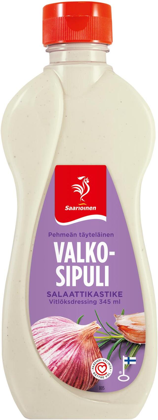 Saarioinen Valkosipulisalaattikastike 345ml