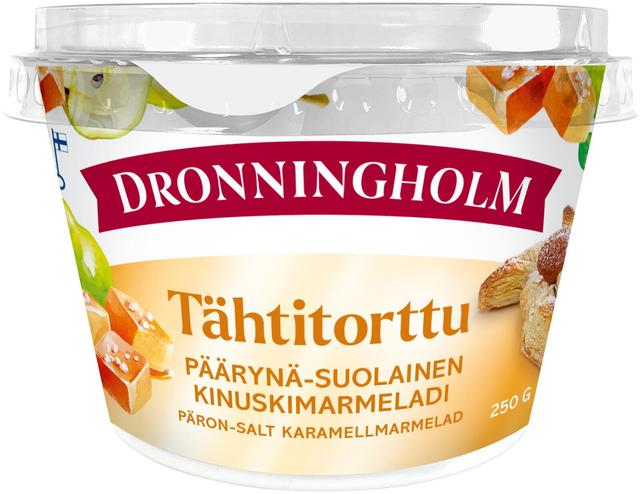 Dronningholm Tähtitorttu Päärynä-suolainen kinuskimarmeladi 250 g