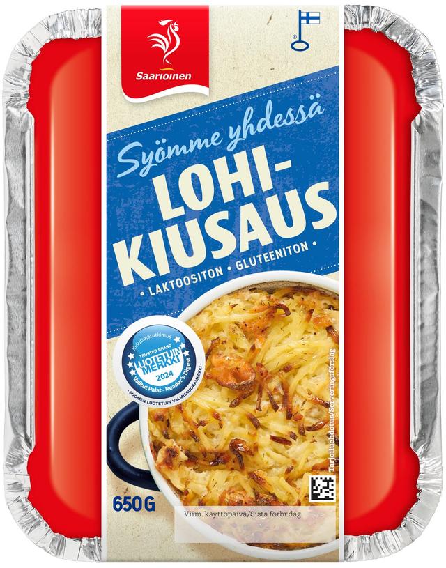 Saarioinen Syömme yhdessä Lohikiusaus 650g