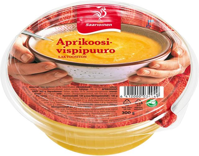 Saarioinen Aprikoosivispipuuro 300g