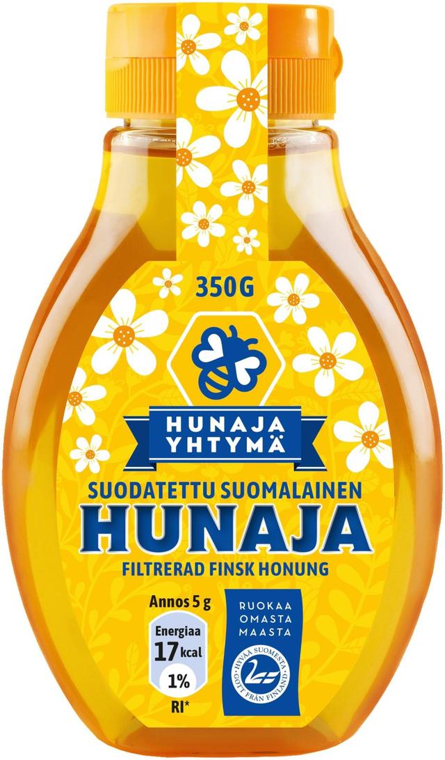 Hunajayhtymä Suodatettu Suomalainen Hunaja 350g