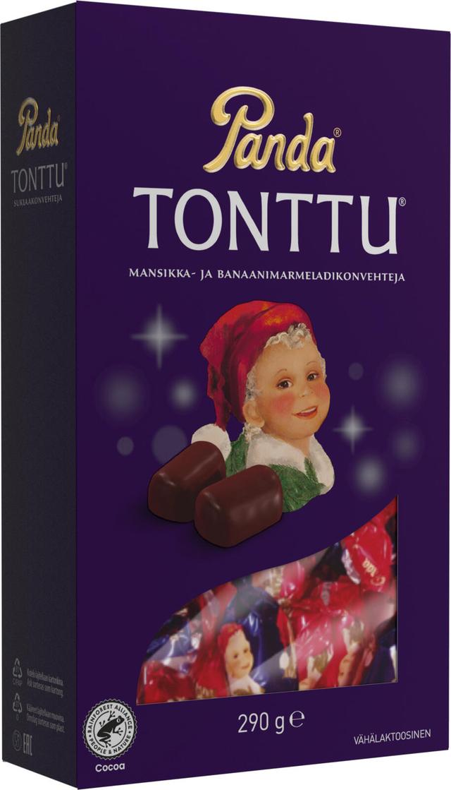 Panda Tonttu suklaakonvehti 290g