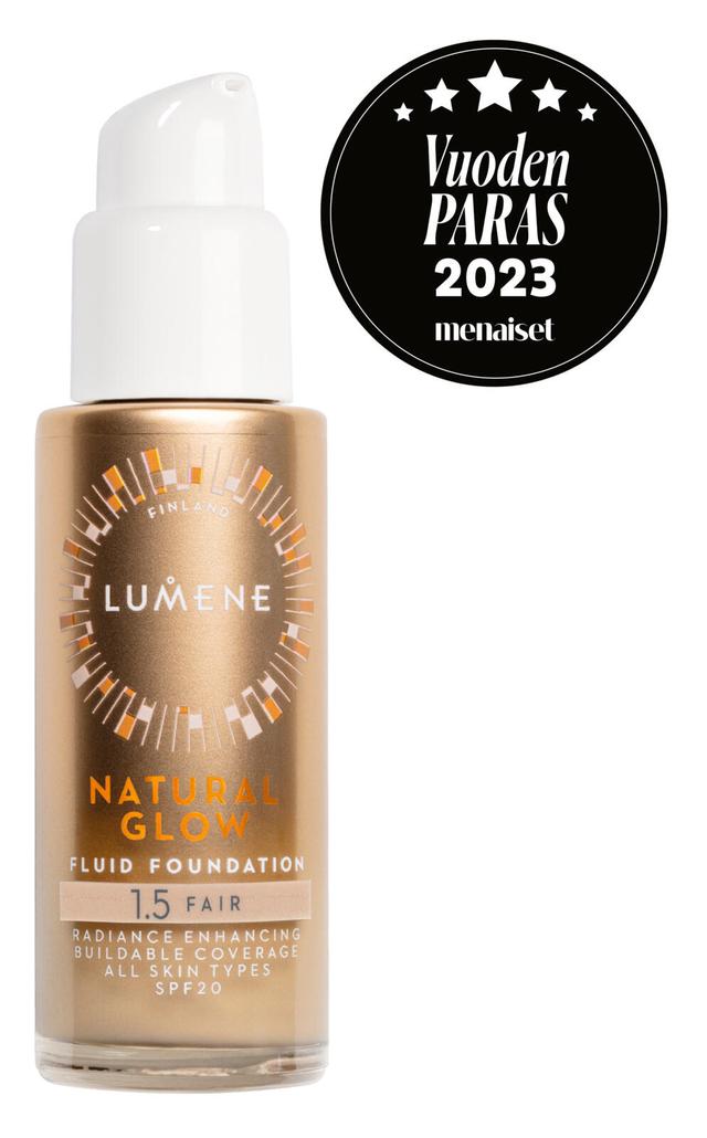 Lumene Natural Glow Heleyttävä meikkivoide SK20 1.5 Fair 30 ml