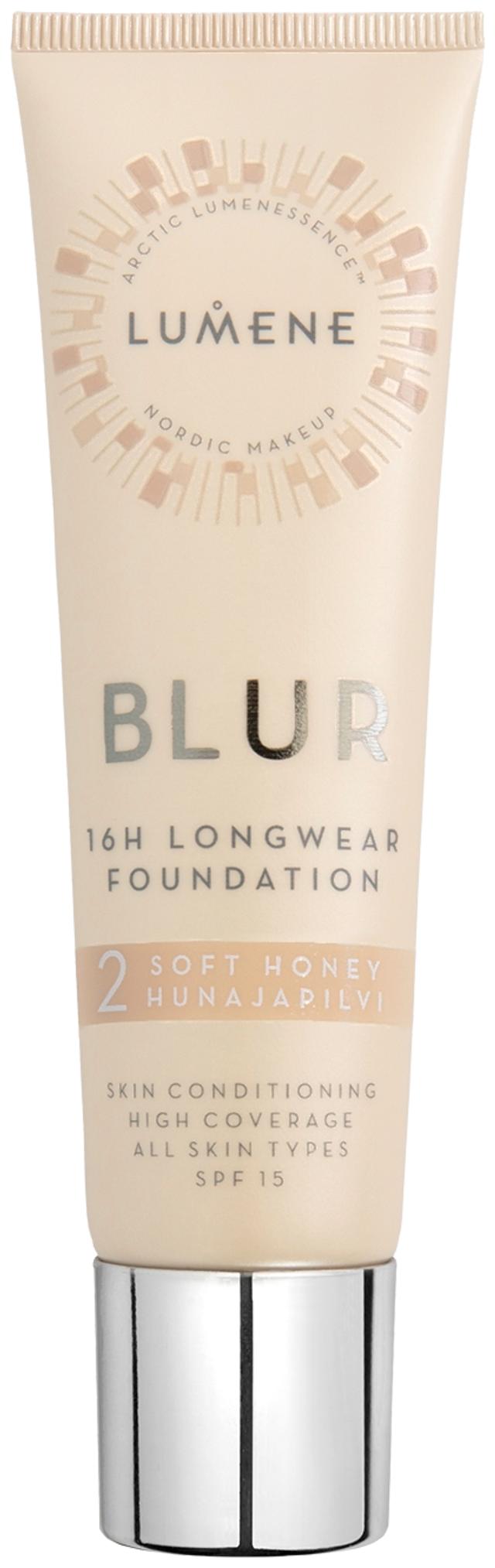 Lumene Blur Pitkäkestoinen meikkivoide SK 15 2 Hunajapilvi 30ml