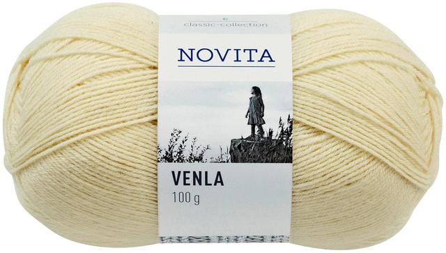 Novita Venla 100g lanka luonnonvalkoinen