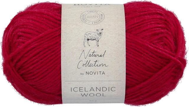 Novita Icelandic Wool 50g puolukka 523