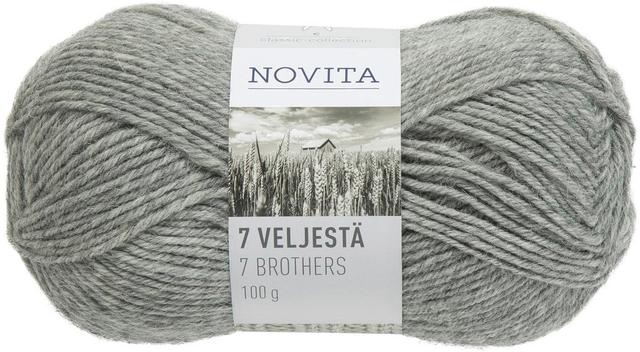 Novita 7 veljestä 100g kivi 043