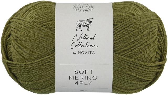 Novita lanka Soft Merino 4 PLY 50 g sammal 306