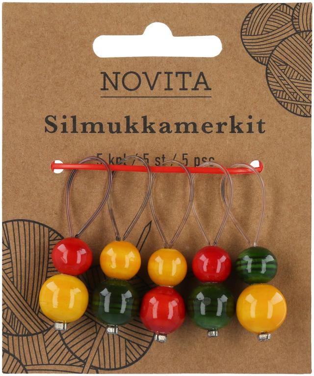 Novita puiset silmukkamerkit 5 kpl