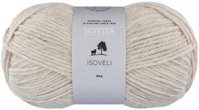 Novita lanka Isoveli 100 g pellava 061