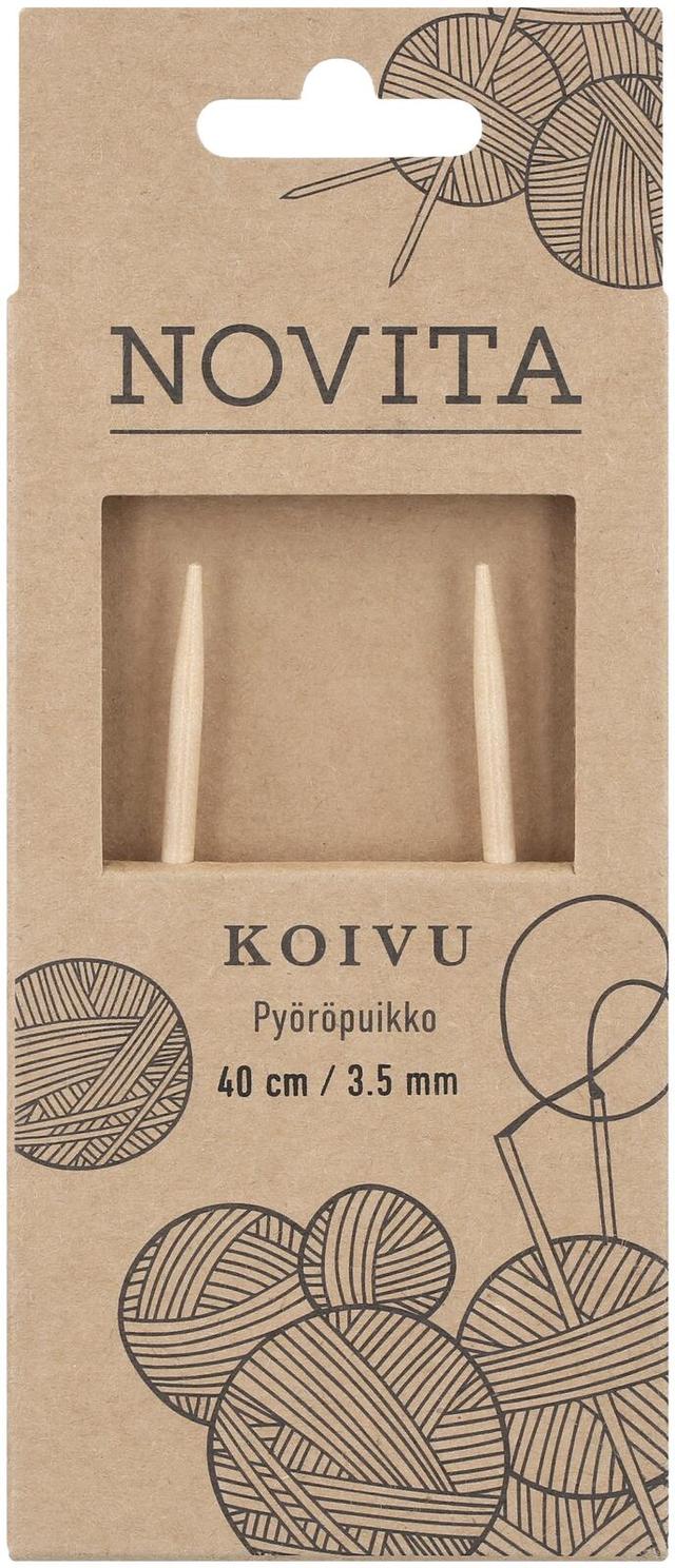 Novita Pyöröpuikko koivu 40cm 3.5mm