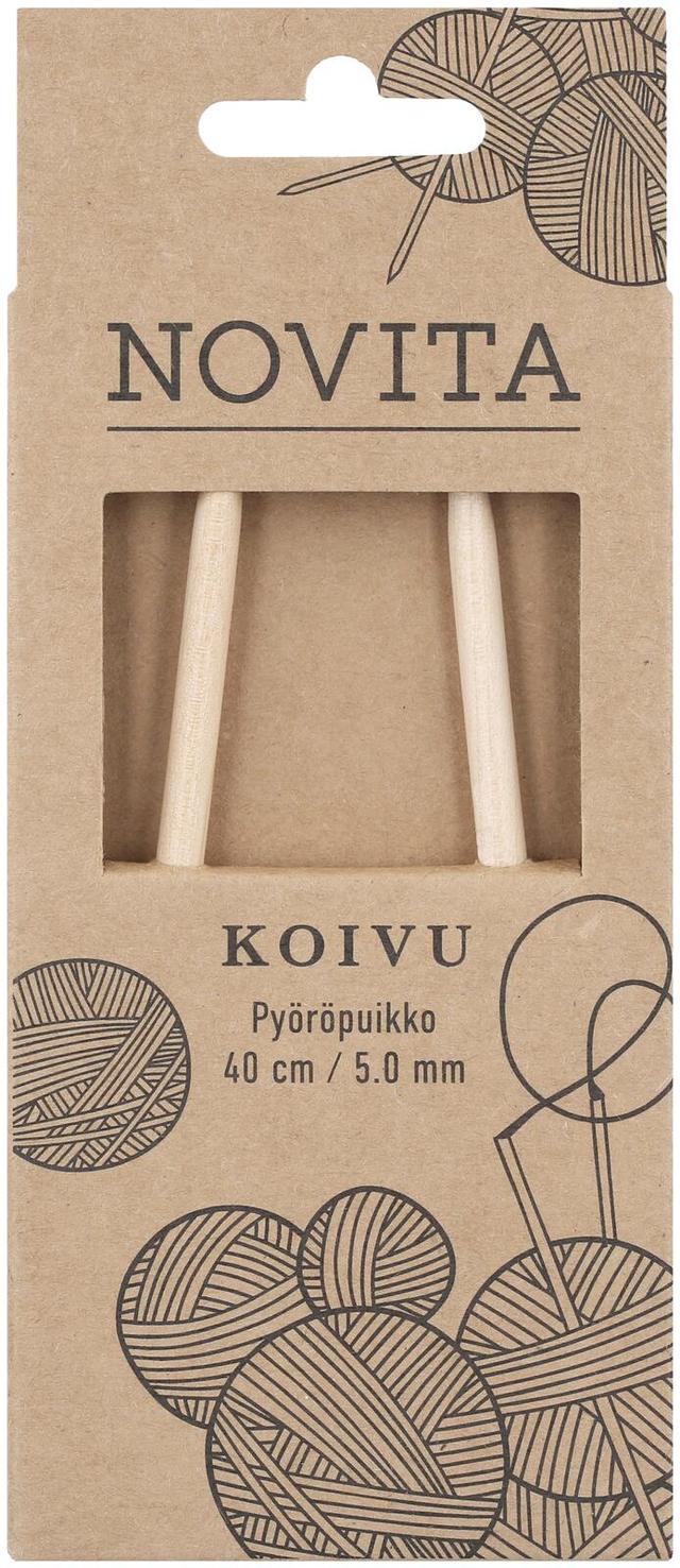 Novita Pyöröpuikko Koivu 40cm - 5 mm